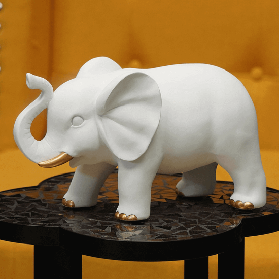 Picture of White Elephant Decoration Gift