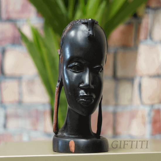 Picture of Ebony Maasai Wood Carving Woman