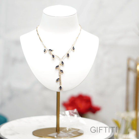 Picture of Rhinestone Statement Necklace And Earring For Women