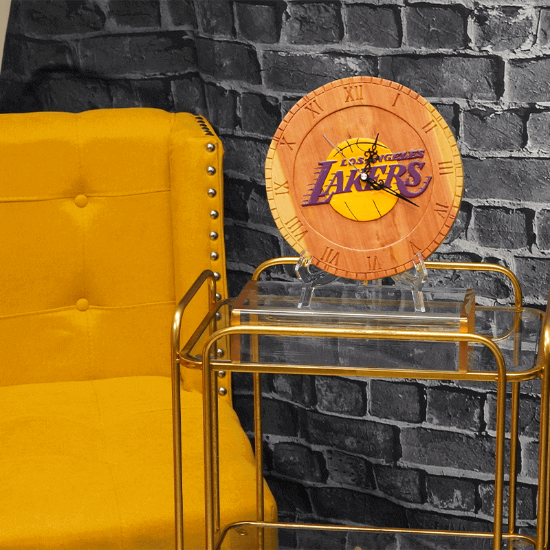 Picture of LA Lakers Basketball Clock