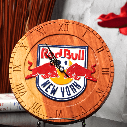 Picture of Red Bull Team Handmade Wooden Clock