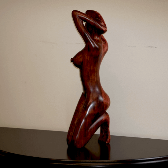 Picture of Brown Kneeling Abstract Female