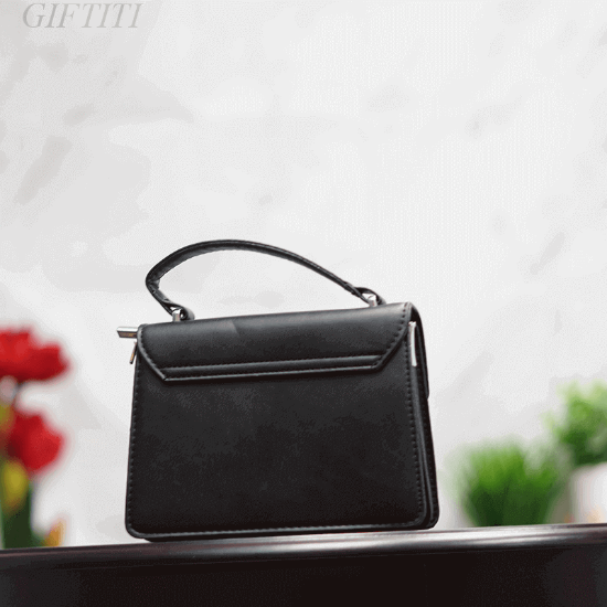 Picture of Shining Black Bag For Female