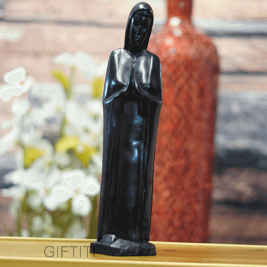 Picture of Ebony Wooden Virgin Mark Statue