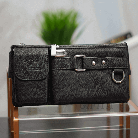 Picture of Cute Leather Multipurpose Waist And Cross bag