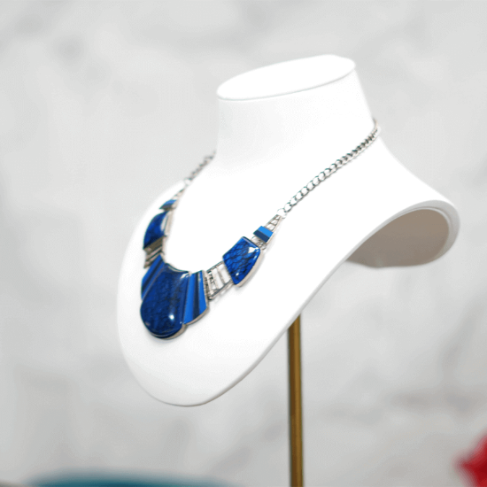 Picture of Blue Design Necklace For Female