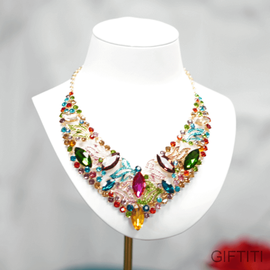 Picture of Antique Rainbow color Jewelry For Woman