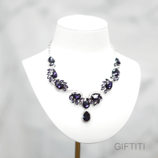 Picture of Lovely Purple Stone Necklace